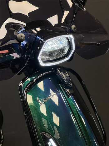 VESPA SPRINT SPECIAL CHAMELEON SNAKE GREEN (FULL OPTION) SNOR