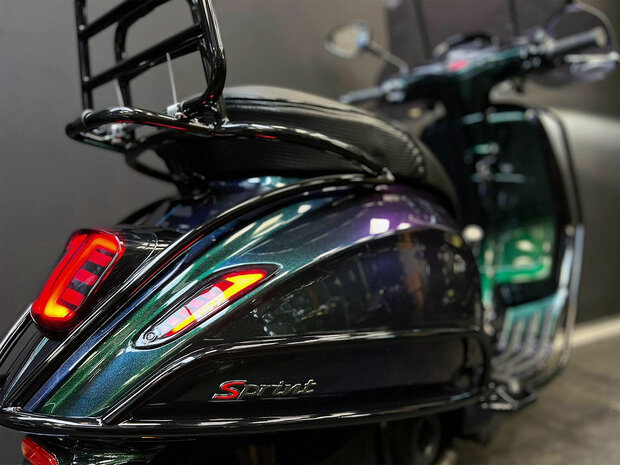 VESPA SPRINT SPECIAL CHAMELEON SNAKE GREEN (FULL OPTION) SNOR