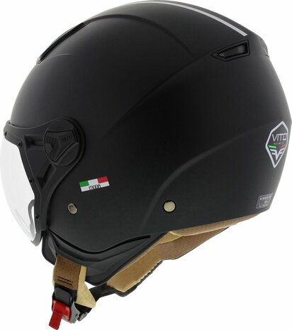 HELM VITO JET MODA MAT BLACK