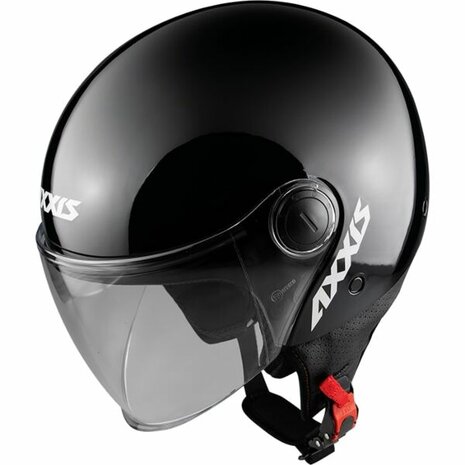 Helm Axxis Square Solid Glans Zwart