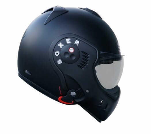 Helm Roof Boxer V8S Mat Zwart 