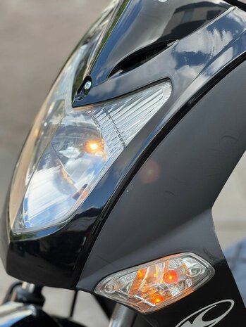 Kymco Snorscooter Agility Fat 12&quot; FR Lang - Glossy Black