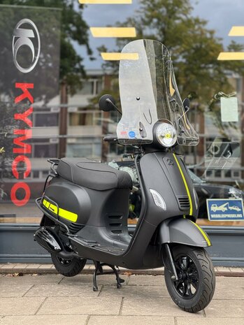 AGM Snorscooter VX50 E4 - Matt Black with Yellow
