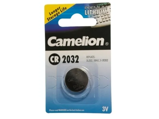 Batterij camelion CR2032 lithium knoop cel