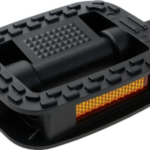 Pedaalset Comfort anti-slip - zwart