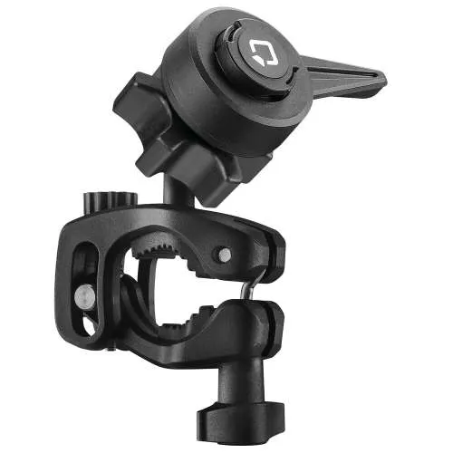 Houder lampa telefoon klik systeem stuur montage bromfiets, fatbike, motorfiets, quad