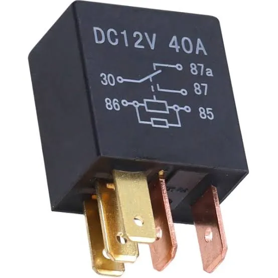relais 5-polig benzinepomp 12v 30/20A