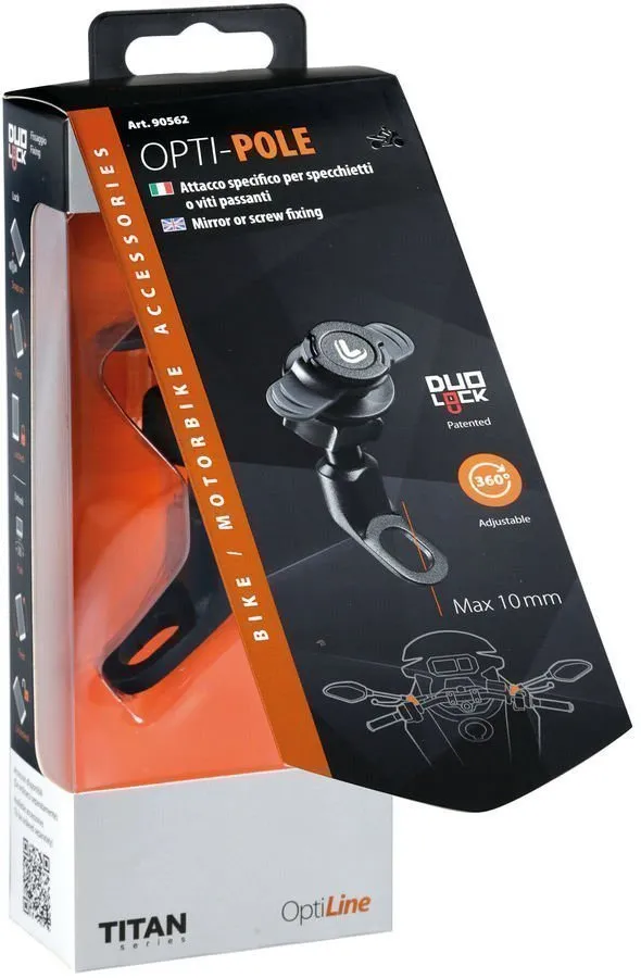 Adapter lampa telefoon Opti-Pole ORBIT (Titan Series) spiegel bev. m10 kort 90562