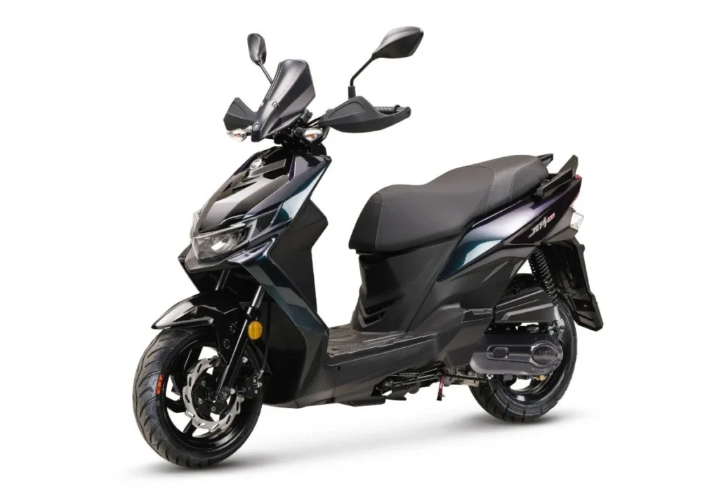 SYM Jet 4 RX M5 E5+ 1-cilinder, 2-takt, luchtgekoeld, injectie Night Purple 2026