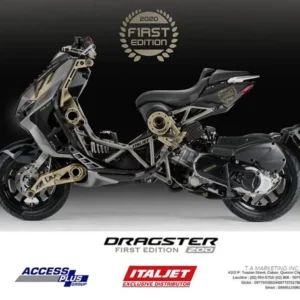 Italjet Dragster 1-cilinder, 4-takt, luchtgekoeld, injectie Magnesium 2021