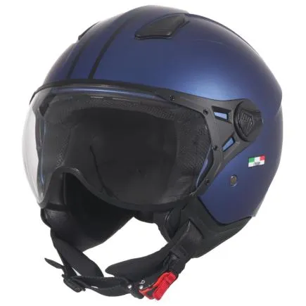 Helm vito jet moda mat blauw m