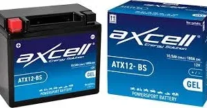 Accu axcell atx12-bs/ytx12-bs sla/gel o.a.Vespa gts