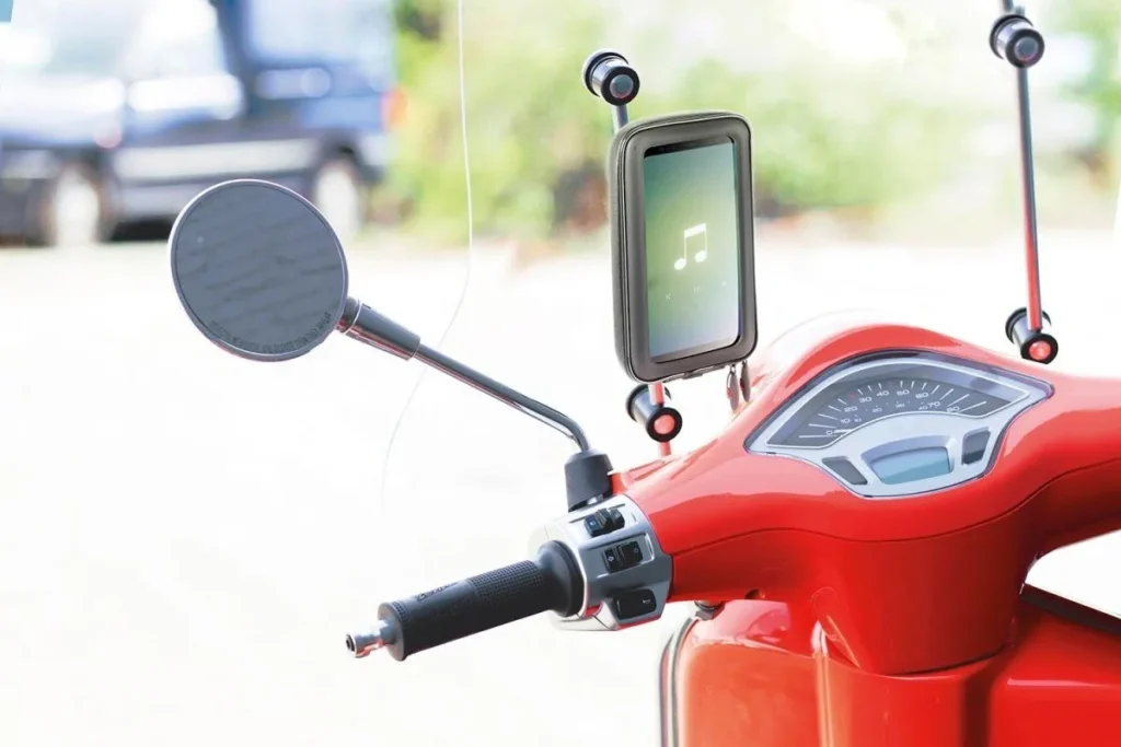Houder lampa telefoon Smart Scooter Case spiegel/windscherm 91571