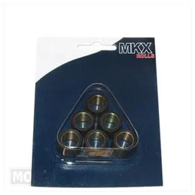 Rollenset (6) 16x13 Mkx 6.2gr