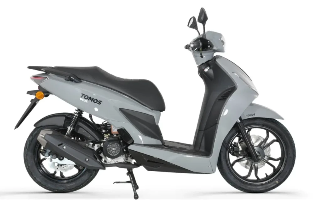 Tomos SG 02 E5+ 1-cilinder, 4-takt, luchtgekoeld, injectie Cool Grey 2025