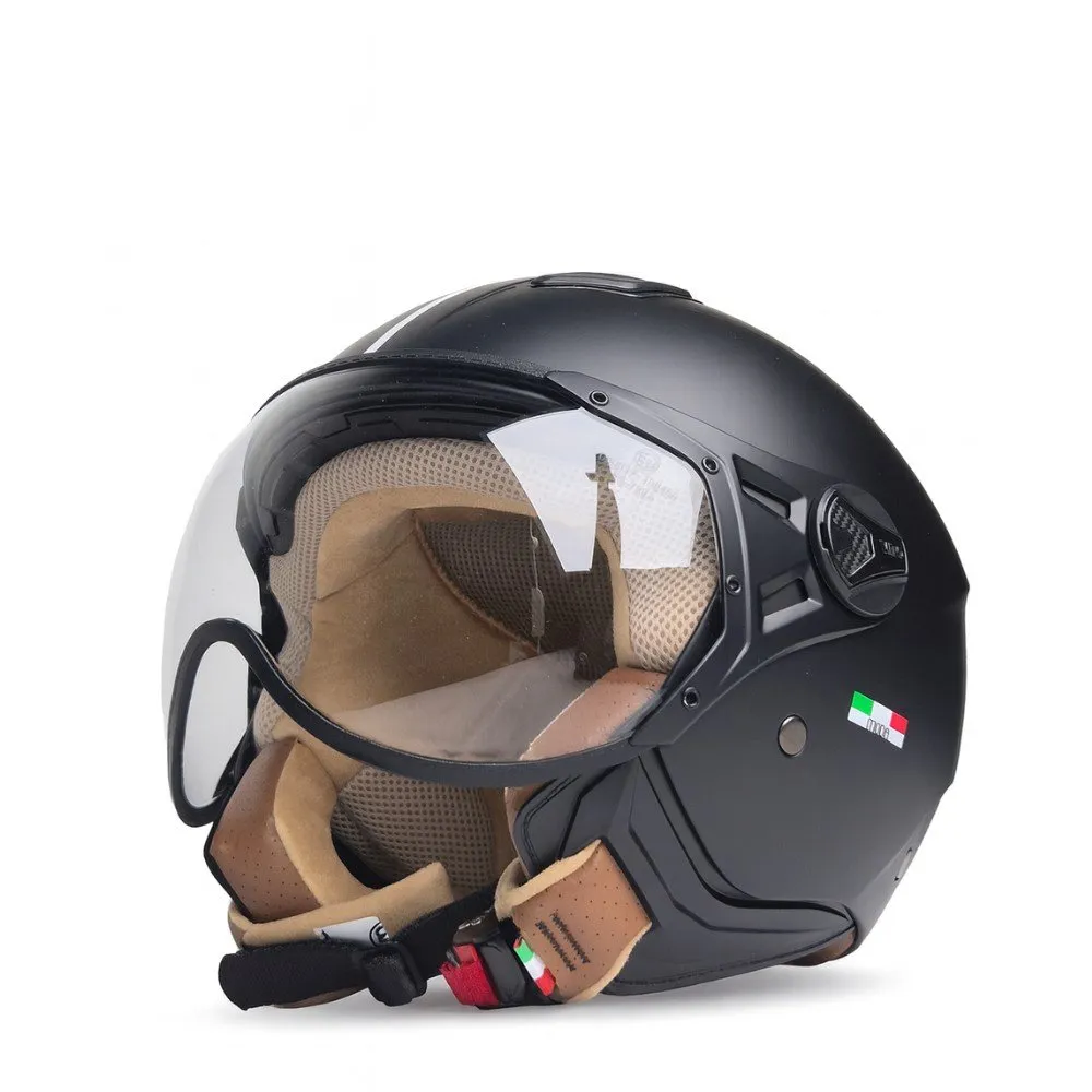 Helm vito jet moda mat zwart m