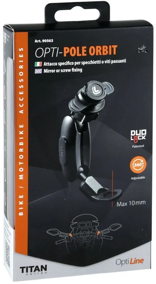 Adapter lampa telefoon Opti-Pole ORBIT (Titan Series) spiegel bev.m10 lang 90563