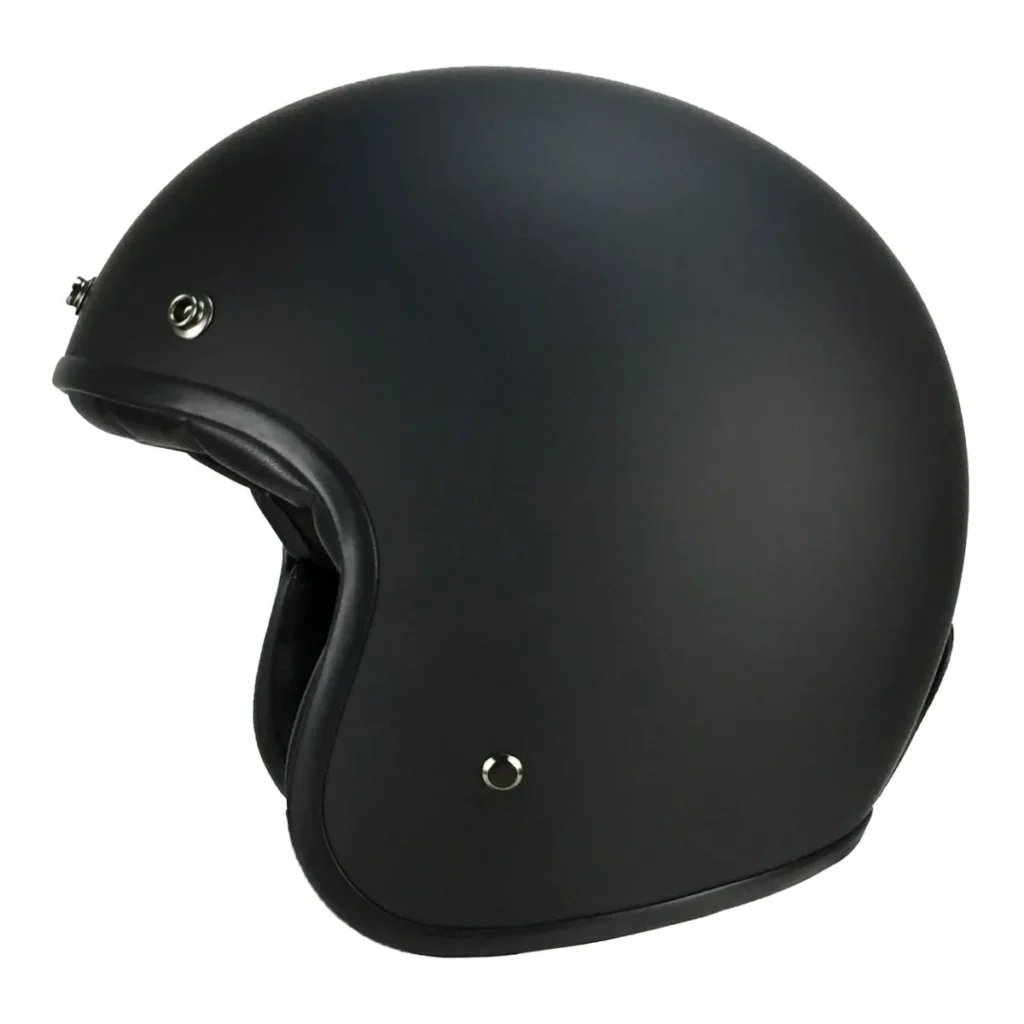 Helm vito grande jet mat zwart