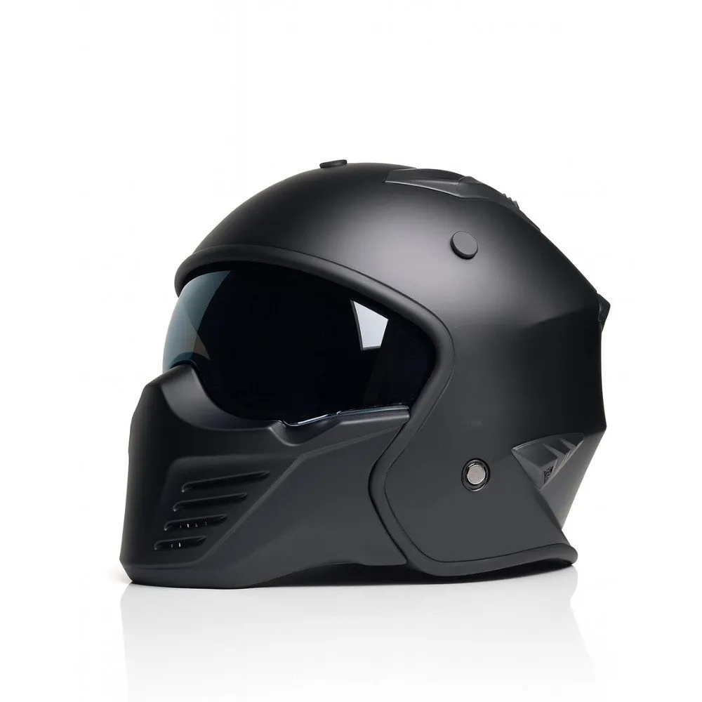 Helmet Vito jet bruzano matt black l