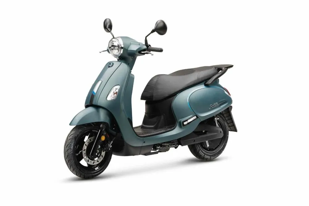 SYM Fiddle IV E5 1-cilinder, 4-takt, luchtgekoeld, injectie Petrol Green 2024