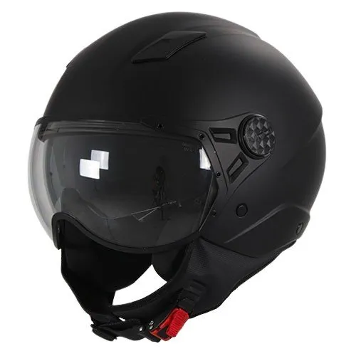 Helmet Vito jet double visor lavori - matt black xs