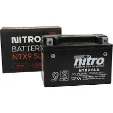 Accu nitro ntx9-bs/ytx9-bs sla/gel euro-2 agility 16+ , super-8, centro 4t, zip 4t