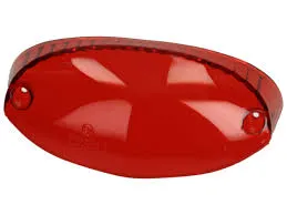 Achterlichtglas DMP rood ludix