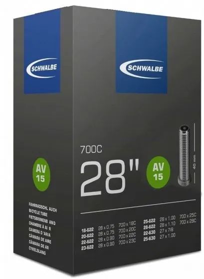 Binnenband AV15 28" / 18/28-622/630 - 40mm ventiel