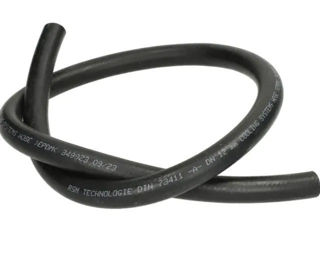 Koelslang 12x19mm rubber (piaggio) 1mtr