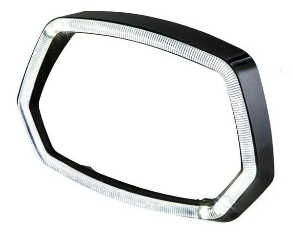 Led koplamprand Aplus passend op vespa sprint - glans zwart