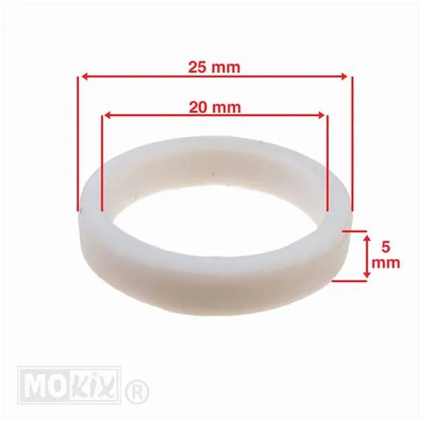 Begrenzingring (pvc) 20x25x5 piaggio/china 4t (1)