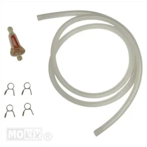 Benzineslang/filter kit 5x8 nbr 100cm transparant