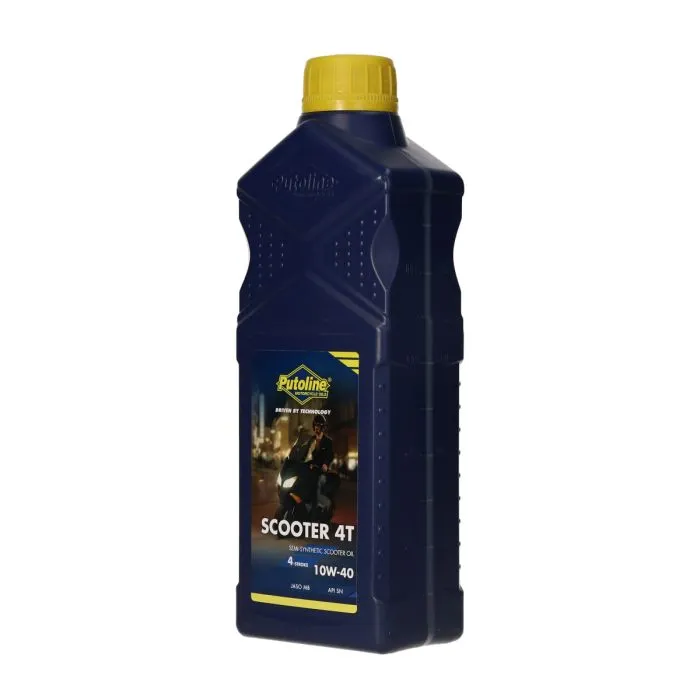 Motorolie putoline 10W40 half synth 4t scooter 1L fles 70321