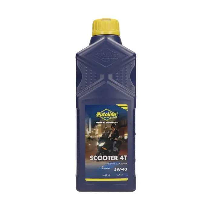 Motorolie putoline 5W40 synthetisch scooter 1L fles 70424