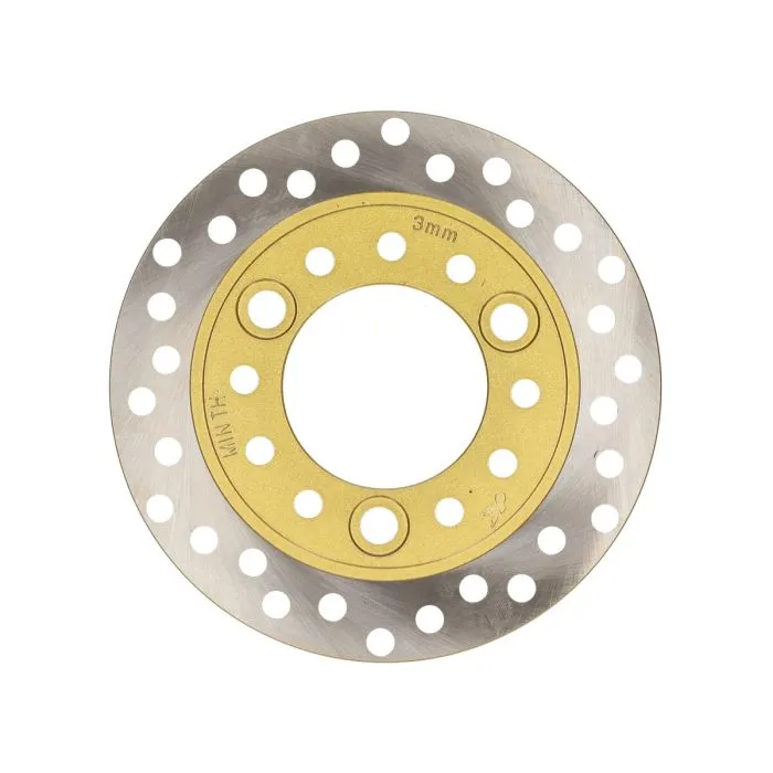 Remschijf DMP 3-gaats rvs voor 160mm mio, sfx, sym dd 2t