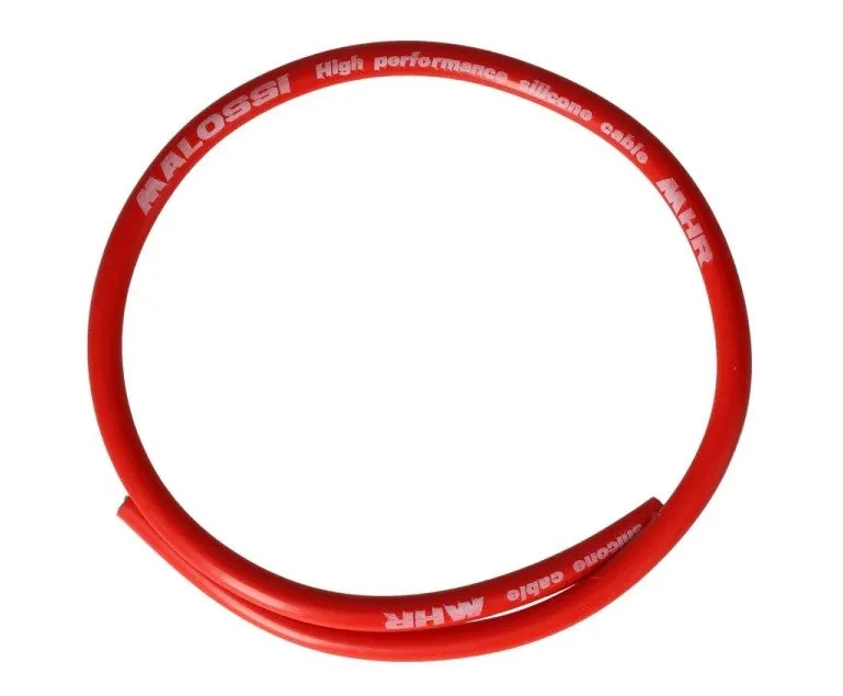 Bougie malossi kabel universeel 50cm - 7mm rood 2219144b