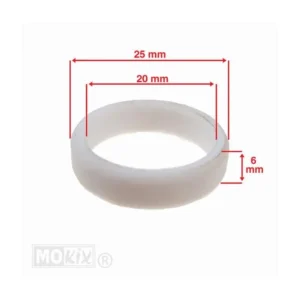 Begrenzingring (pvc) 20x25x6 piaggio/china 4t (1)
