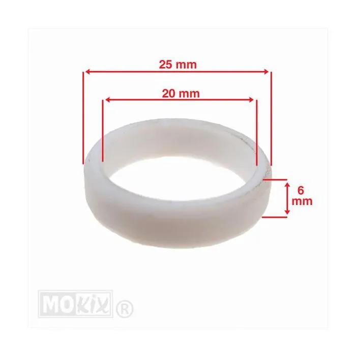 Begrenzingring (pvc) 20x25x6 piaggio/china 4t (1)