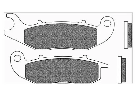 Remblokset newfren voor aprilia sr gt 200, aprilia sr-gt 125, gts 300, liberty 125cc,