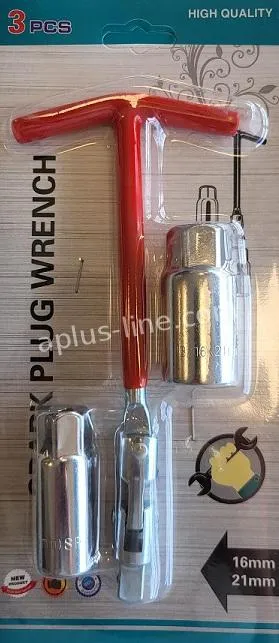 Aplus bougie sleutelset (16 & 21mm)