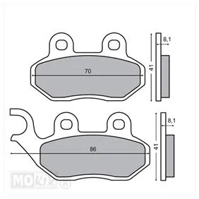 Remblokset Rms (sym fiddle/orbit/symly/allo) ce