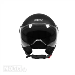 Helm jet Mkx village-1 mat zwart l