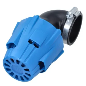 Powerfilter polini haaks universeel CP 90 graden 46mm blauw 203.0185
