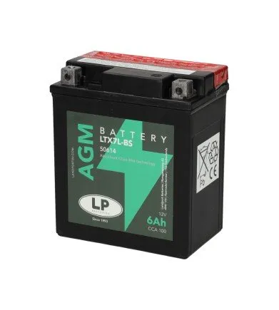 Accu Landport YTX7L-BS AGM (12V/6A)