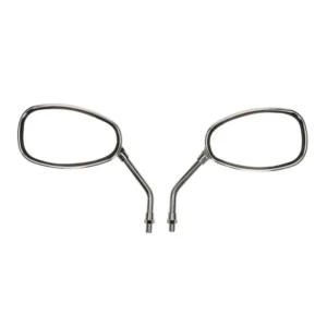 Spiegelset ovaal e-keur 10mm chroom agm Retro, china retro/torino, grande retro