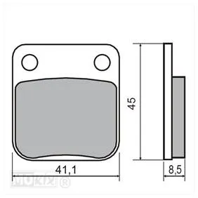 Remblokset Rms (daelim tapo/honda mb) ce
