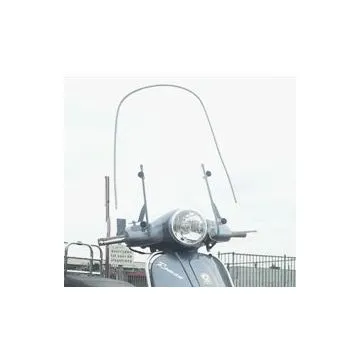 Windscherm Regia met bevestigingsset hoog ronde koplamp (made in EU) helder 73cm BTC