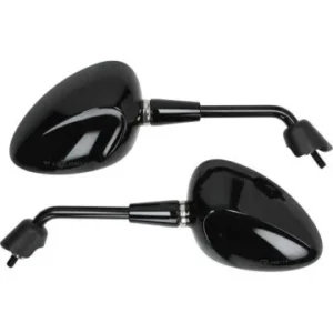 Spiegelset kort model origineel E-keur zwart glans vespa, sprint