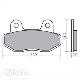 Remblokset Rms (grand retro nsr/mbx/kymco/spf3) kb